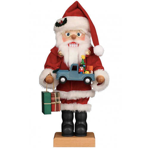 Santa with Blue Truck Nutcracker - Limited to 2,500 Pieces