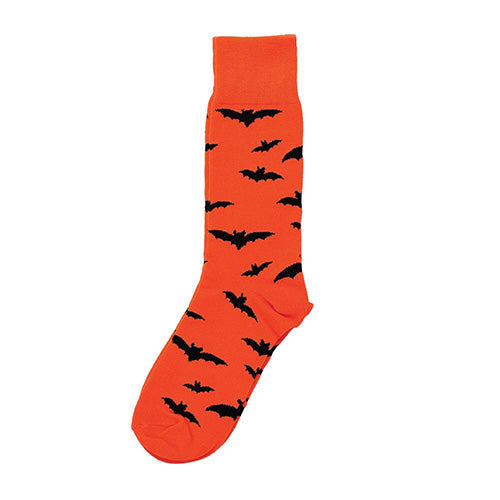 Halloween Bats Socks Pair