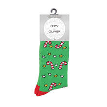 Load image into Gallery viewer, Christmas Candy Cane Socks Pair
