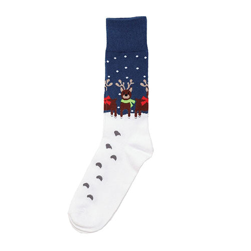 Holiday Reindeer Socks Pair