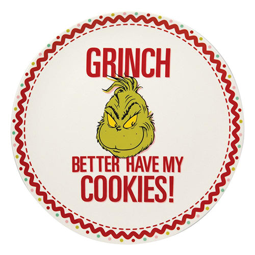 Grinch Better Have My Cookies Cookie Platter 11.5