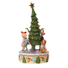 Load image into Gallery viewer, Grinch Rotator Tree with Max &amp; Cindy Lou Who
