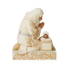 Load image into Gallery viewer, Kneeling Before A King Holiday Lustre Santa &amp; Baby Jesus
