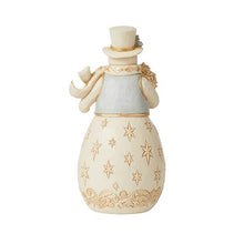 Load image into Gallery viewer, Blessings Bloom This Season Holiday Lustre Snowman with Flowers
