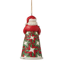 Load image into Gallery viewer, Santa with Arms Full of Gifts Ornament
