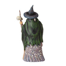 Load image into Gallery viewer, Beware A Creepy Craft Evil Witch with Broom &amp; Skull
