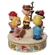 Load image into Gallery viewer, Spreading Christmas Cheer Charlie Brown &amp; Friends Around the Christmas Tree
