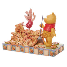 Load image into Gallery viewer, Jumping Into Fall Pooh &amp; Piglet in Fall
