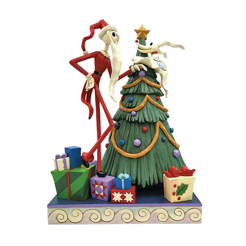 Decking the Halls Santa Jack & Zero with Christmas Tree