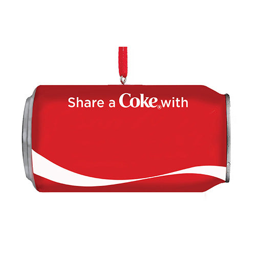 Coca Cola Share A Coke Can Personlizable Ornament 3