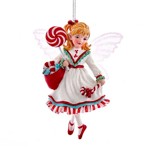 Retro Fairy with Candycane & Lollipop 5.5