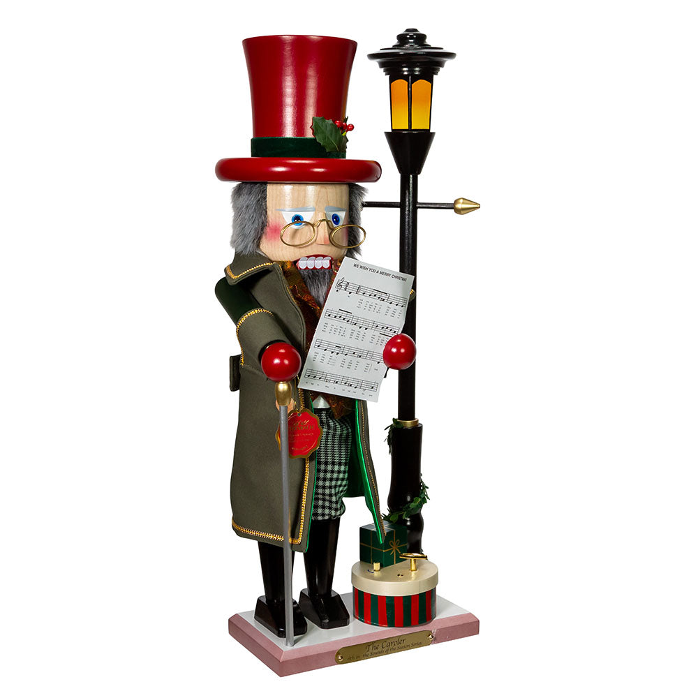Deck the Halls Musical Caroler Nutcracker 21.25