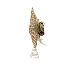 Load image into Gallery viewer, Pine Cone &amp; Berry Natural Christmas Tree Topper 12&quot;
