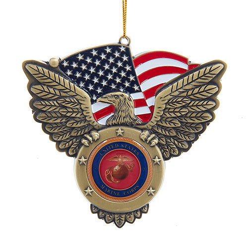 Metal Eagle with U.S. Marines Seal Ornament 4