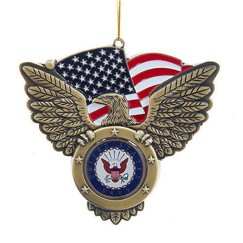 Metal Eagle with U.S. Navy Seal Ornament 4