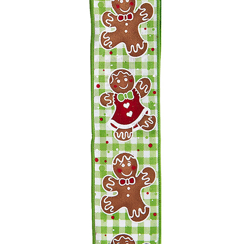 Gingerbread Design Ribbon 2.5