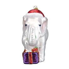 Load image into Gallery viewer, White Elephant Ornament

