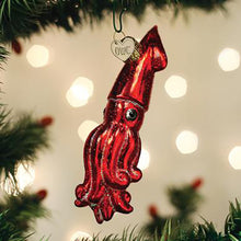 Load image into Gallery viewer, Red Squid Ornament
