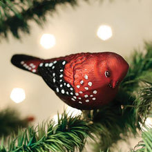 Load image into Gallery viewer, Strawberry Finch Ornament

