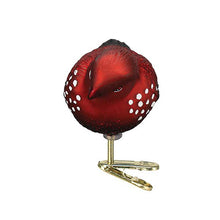 Load image into Gallery viewer, Strawberry Finch Ornament
