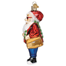 Load image into Gallery viewer, Hipster Santa Ornament
