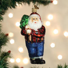Load image into Gallery viewer, Lumberjack Santa Ornament
