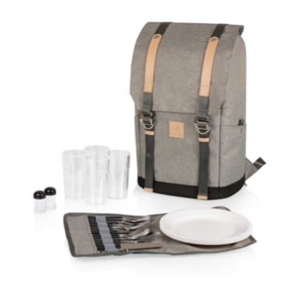 Frontier Picnic Backpack Set Service for 4