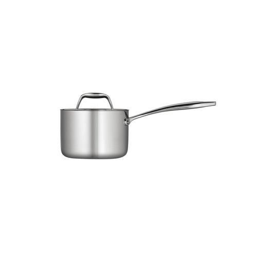Tri-Ply 18/10 Stainless Steel Sauce Pan with Lid 1.5 Quart
