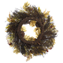 Load image into Gallery viewer, Acorn &amp; Cone with Maple Wreath 22&quot;
