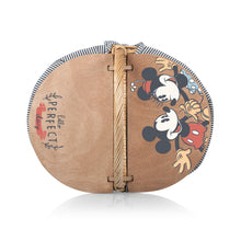Load image into Gallery viewer, Mickey &amp; Minnie Mouse Navy Blue &amp; White Stripe Country Picnic Basket
