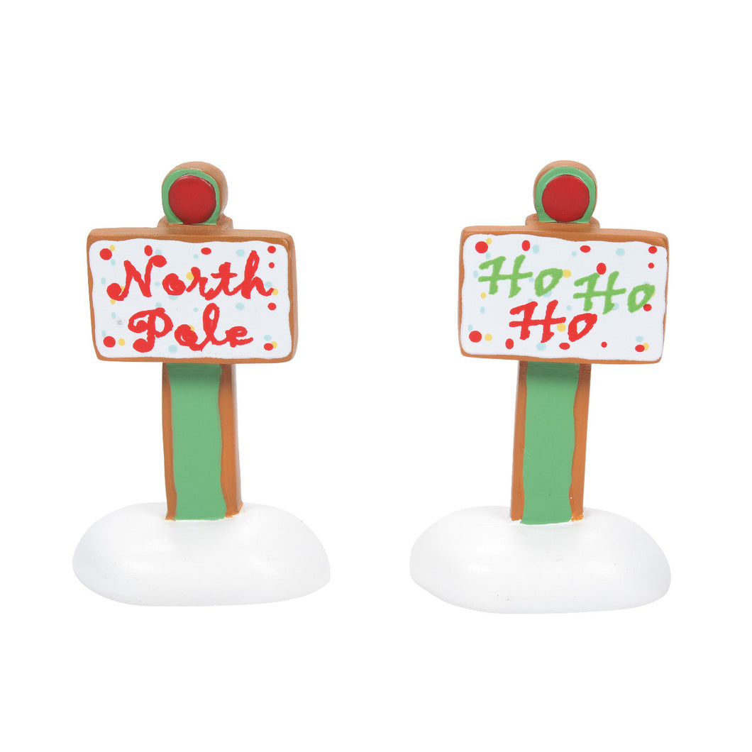 Gingerbread Christmas Signs Set of 2