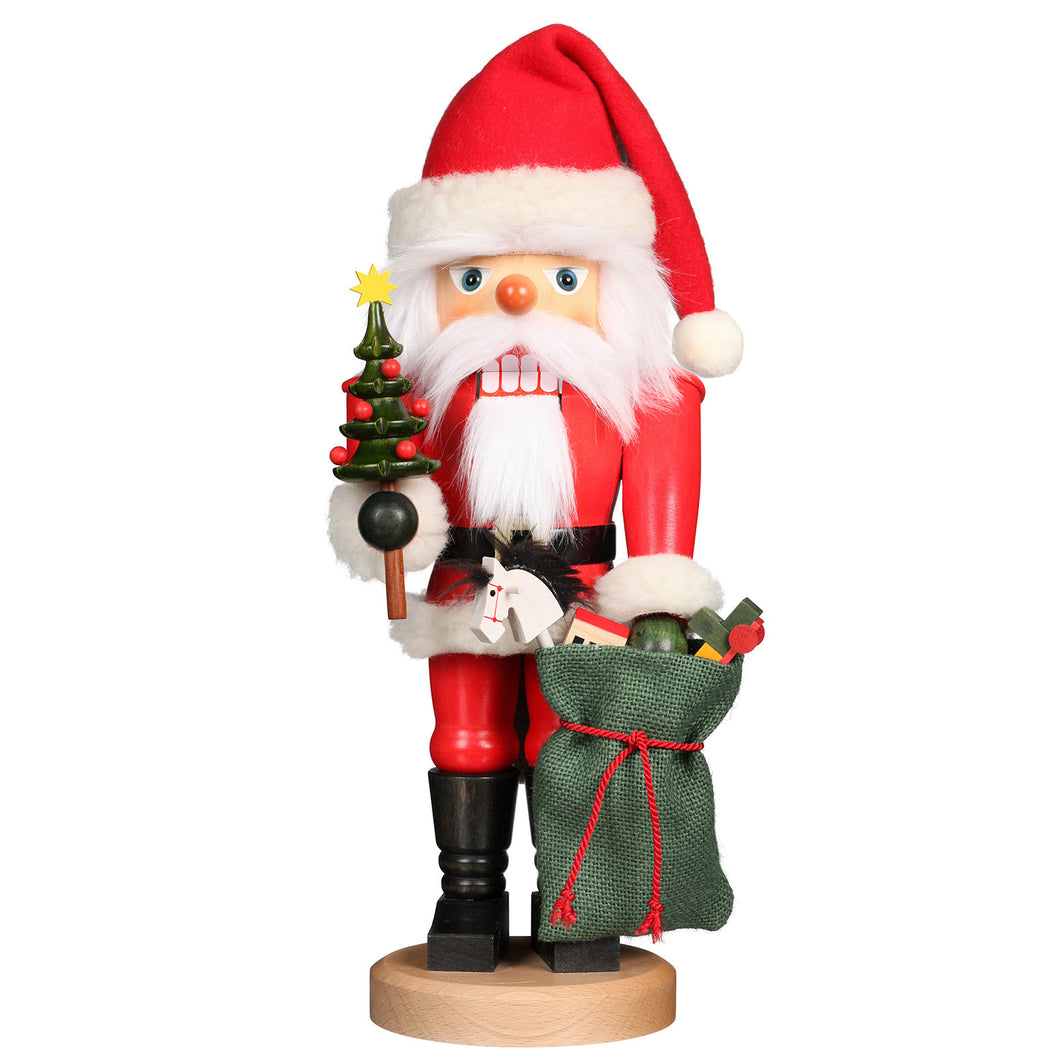 Santa Claus with Toy Sack Nutcracker