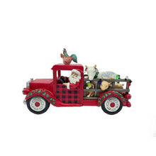 Load image into Gallery viewer, Country Christmas Cargo Santa Driving Truck
