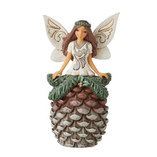Load image into Gallery viewer, White Woodland Fairy with Pinecone Skirt
