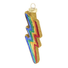 Load image into Gallery viewer, Rainbow Thunderbolt Ornament
