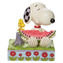 Load image into Gallery viewer, A Summer Snack Snoopy &amp; Woodstock Sharing Watermelon
