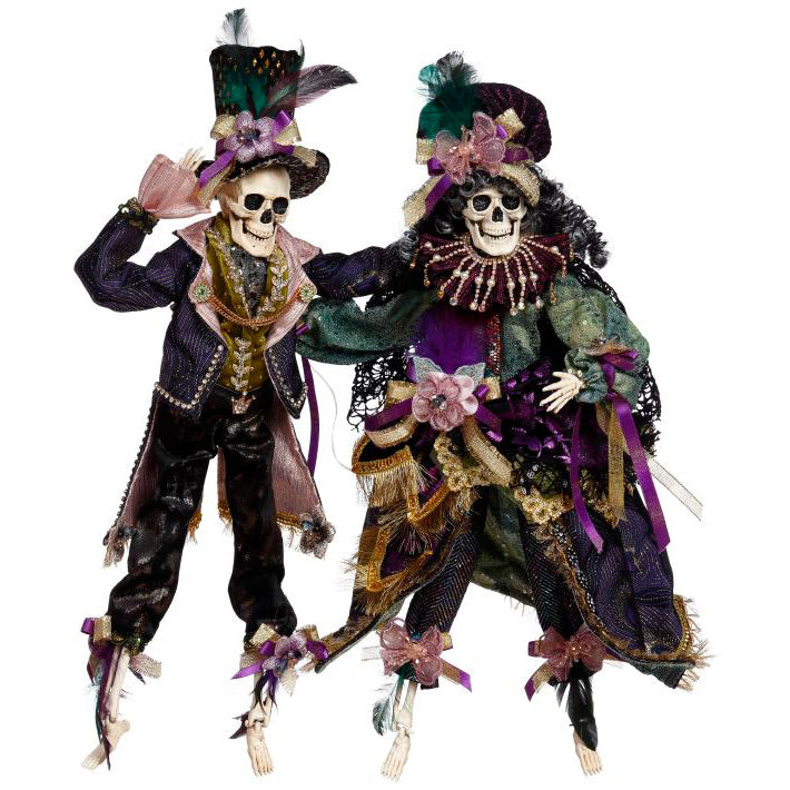 Peacock Palace Skeleton Set of 2 Small 21