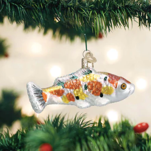 Orange & Yellow Koi Fish Ornament