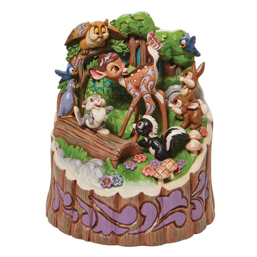 Forest Friends Bambi Carved by Heart