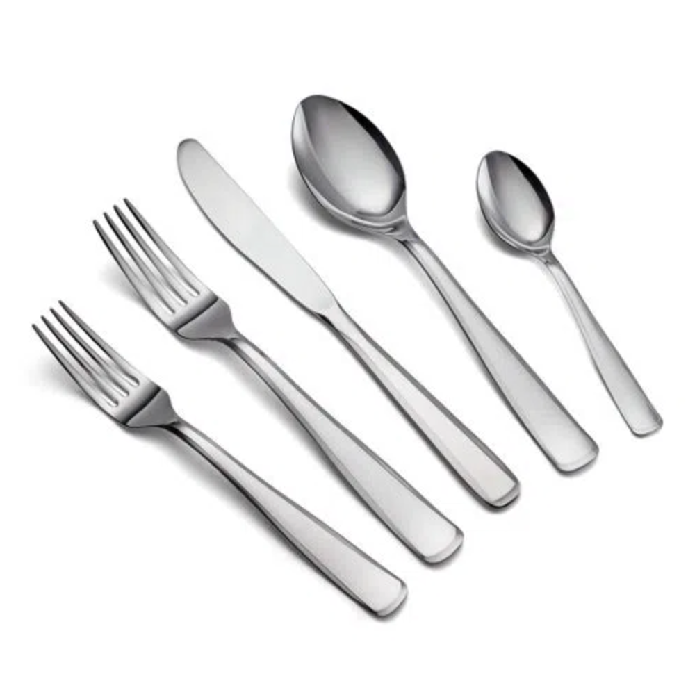 Pacific 18/10 Stainless Steel Flatware Set of 20