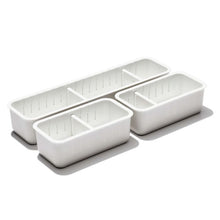Load image into Gallery viewer, 3-Piece Slim Adjustable Drawer Bin Set
