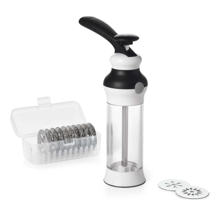 Cookie Press With Disk Storage Case