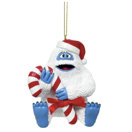 Rudolph The Red-Nosed Reindeer Bumble With Candy Cane Ornament