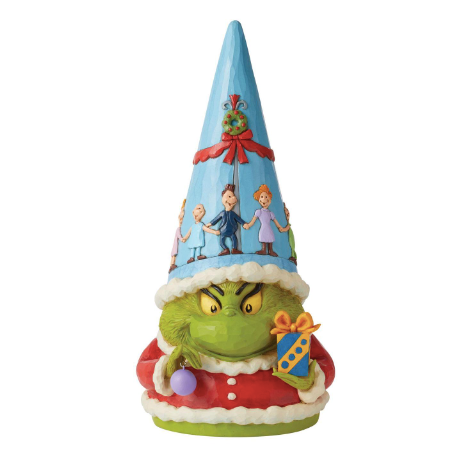 Grinch Gnome Statue