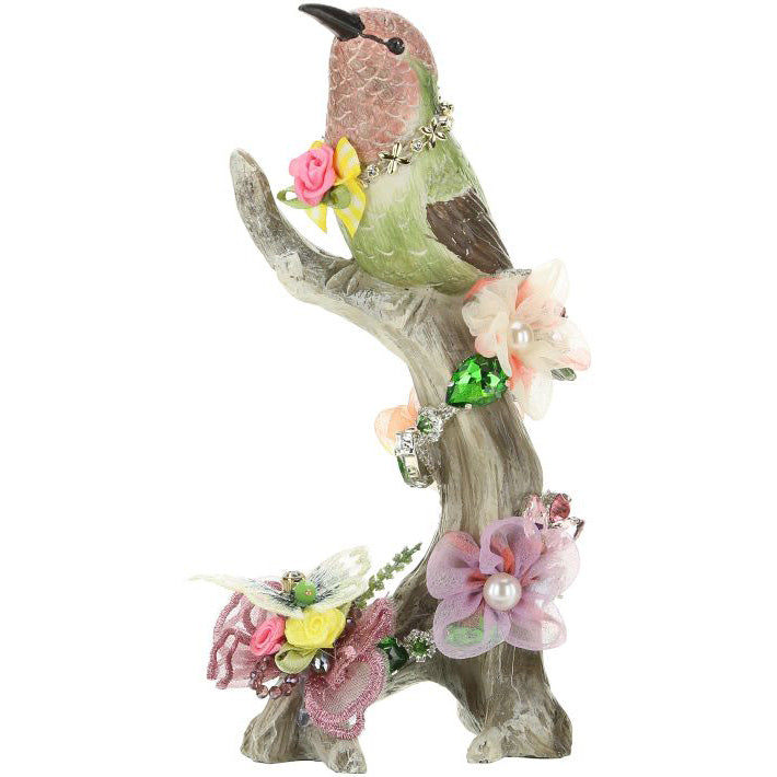 Jeweled Bird on Trunk 7.5