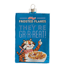 Load image into Gallery viewer, Kellogg’s Frosted Flakes™ Vintage Cereal Box Ornament
