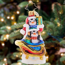 Load image into Gallery viewer, Silliest Sleigh Ride Gem Ornament

