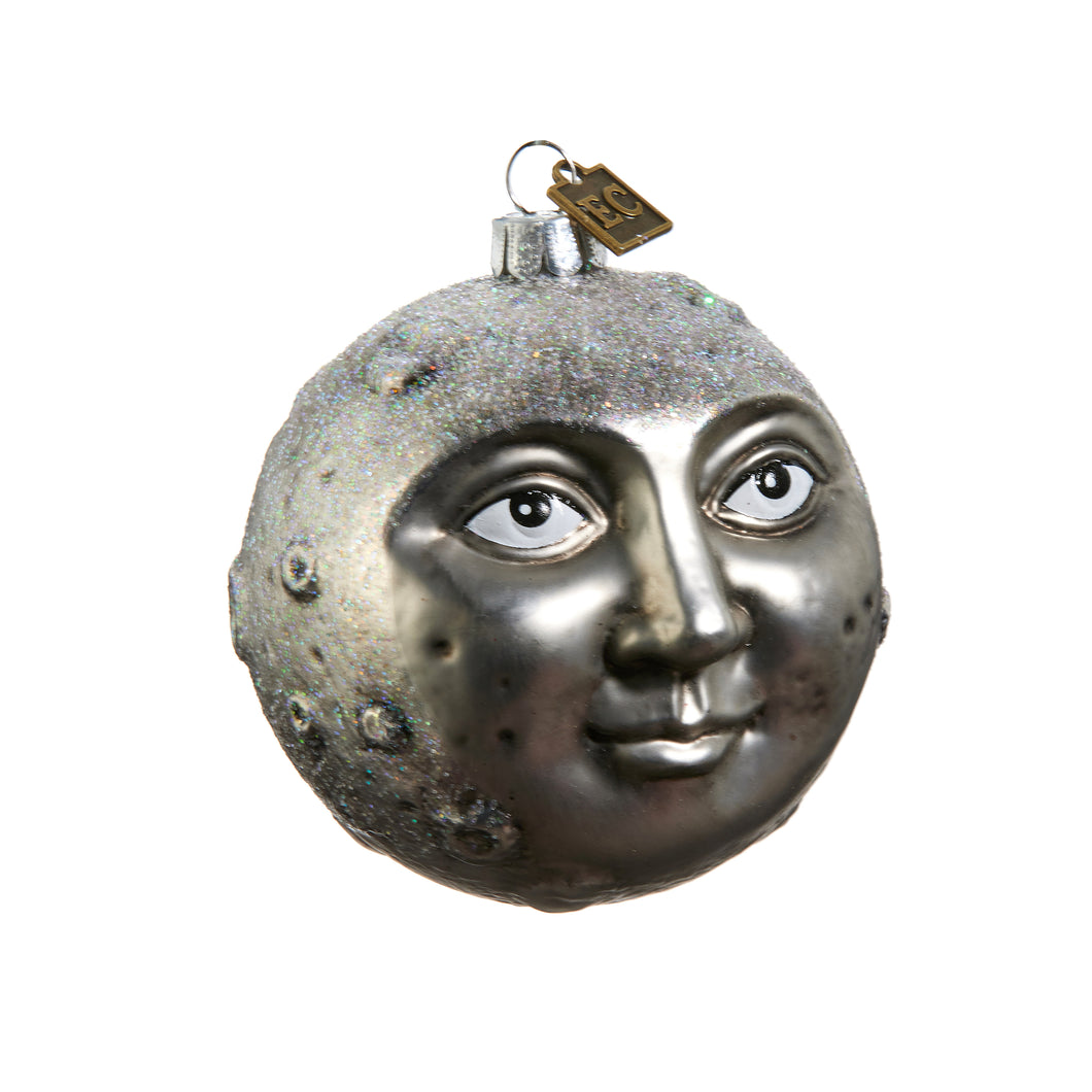 Man in the Moon Ball Ornament 3.25