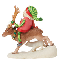 Load image into Gallery viewer, Art Gallery Santa&#39;s Wild Ride by Becky Hampson
