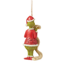 Load image into Gallery viewer, Dated 2024 Grinch Holding List Ornament
